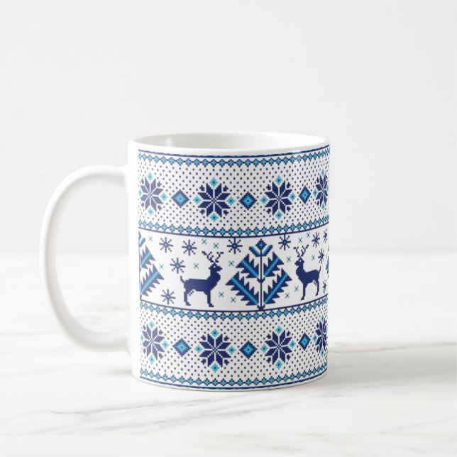 Motif de l'ornement populaire de café Mug (Gauche)