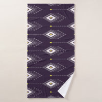 Motif de lustre Ikat : Conception Vintage de texti