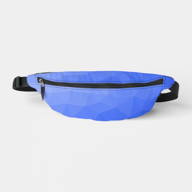 Motif de maillage géométrique dégradé bleu foncé (Recto)