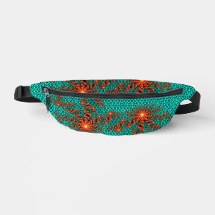 Motif de mandala abstrait noir sarcelle