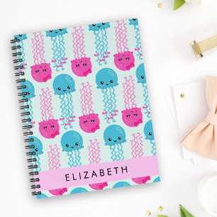 Motif de méduses, Mignonne méduse, Mer, Votre nom