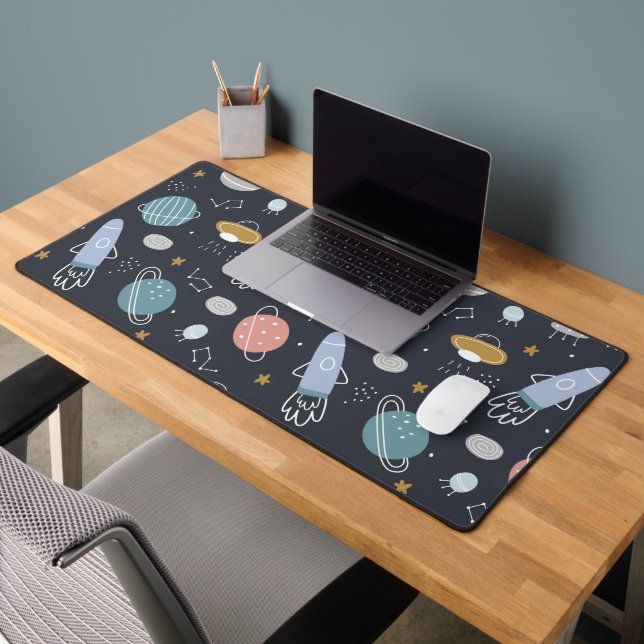 Motif de modèles de dessin animé Planètes et Rocke (Bureau 2)