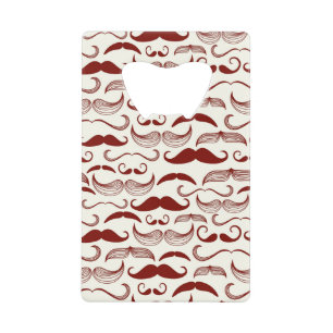 Motif de moustache, rétro style 3