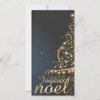 Motif de Noël bleu avec arbre de Noël doré