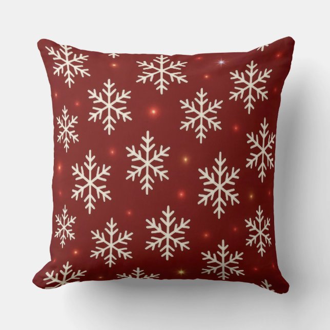 Motif de Noël moderne Coussin - Vacances Abstraite (Recto)