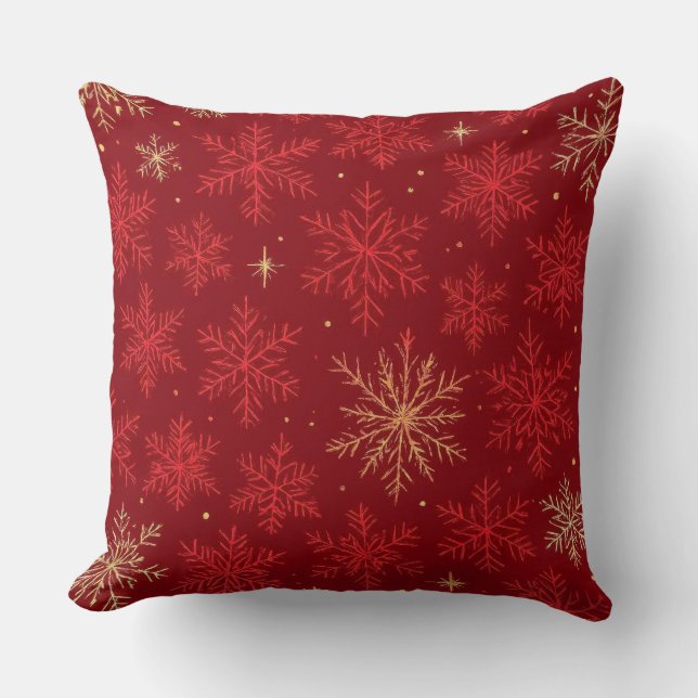 Motif de Noël moderne Coussin - Vacances Abstraite (Recto)