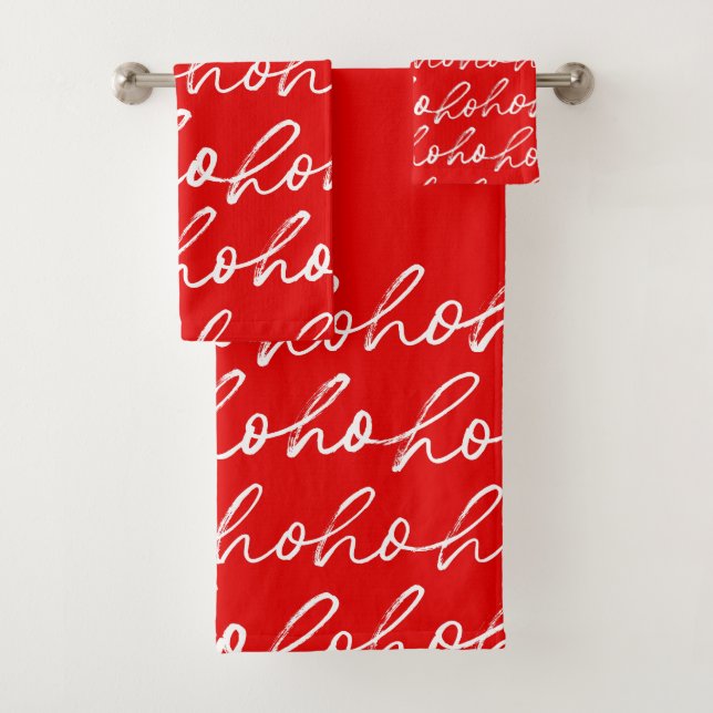 Motif de Noël moderne rouge et blanc (En situation)