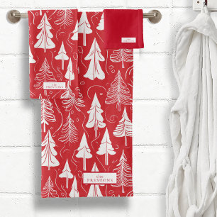 Motif de Noël rouge #6 ID1009