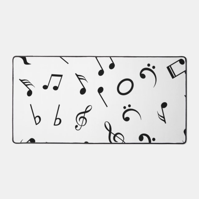 Motif de notes musicales (Recto)