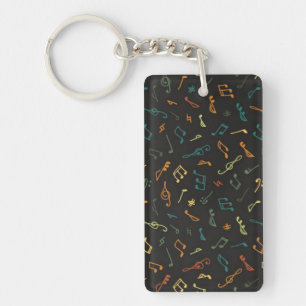 Motif de notes musicales