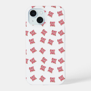 Motif de nounours rouge mignon Couture d'animal