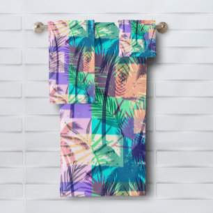 Motif de palmes tropicales lumineuses modernes