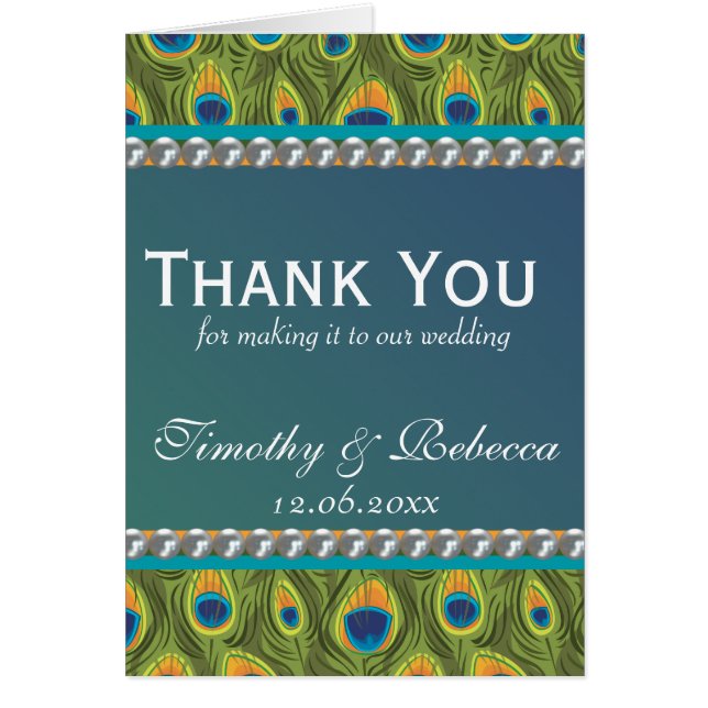 Motif de paon et perles (Devant)