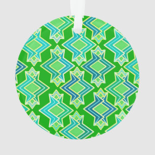 Motif de papier peint Art Déco, Jade Green