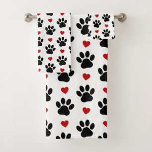Motif De Pâtes, Pâtes De Chien, Pâtes Noires, Coeu
