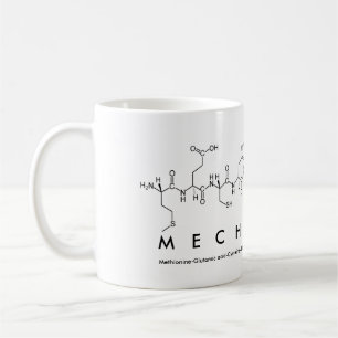 Motif de peptide mécanique mug