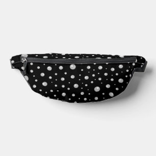 Motif de perle sur fond noir