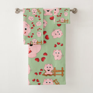 Motif de petits coeurs et de petites coeurs