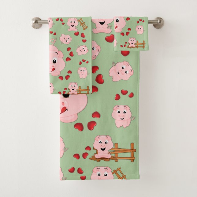 Motif de petits coeurs et de petites coeurs (En situation)