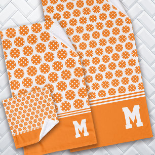 Motif de Pickleball Orange