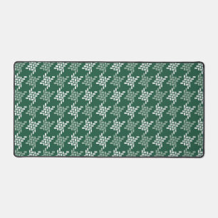Motif De Pied De Fond Vert Et Blanc