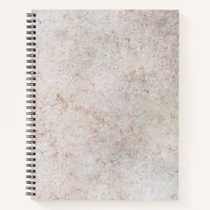 Motif de pierre de marbre Carnet spirale