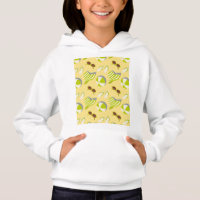Motif de plage avec lunettes de soleil et casquett