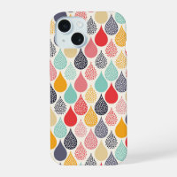 Motif de point d'art pop Raindrop