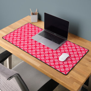 Motif de pois monochrome rétro rose rouge