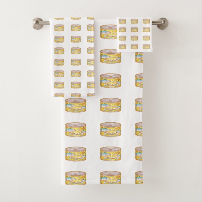 motif de poisson en conserve saumon (En situation)