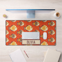 Motif de poissons tropicaux mignons 