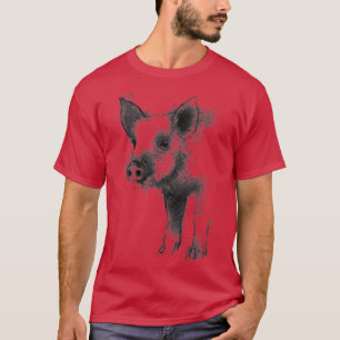 Motif de porc, sweat - shirt à capuche de porc, ca
