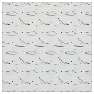 motif de poses de Pilates sur tissu