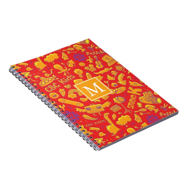 MOTIF de Radio-Canada pour enfants Carnet de monog (Côté Droit)