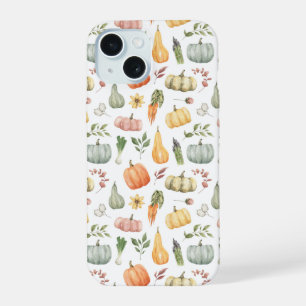 Motif de récolte d'automne Watercolor