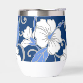 MOTIF DE RÊVE POLYNÉSIEN EN BLEU