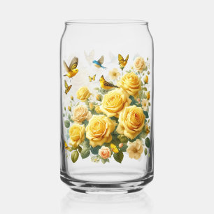 Motif de roses jaunes