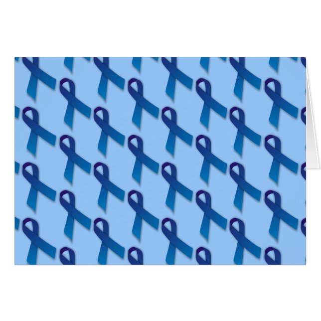 Motif de rubans bleus (Devant horizontal)