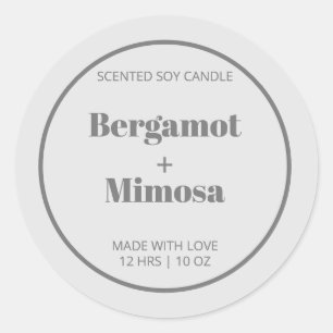 Motif de savon personnalisable Étiquette moderne