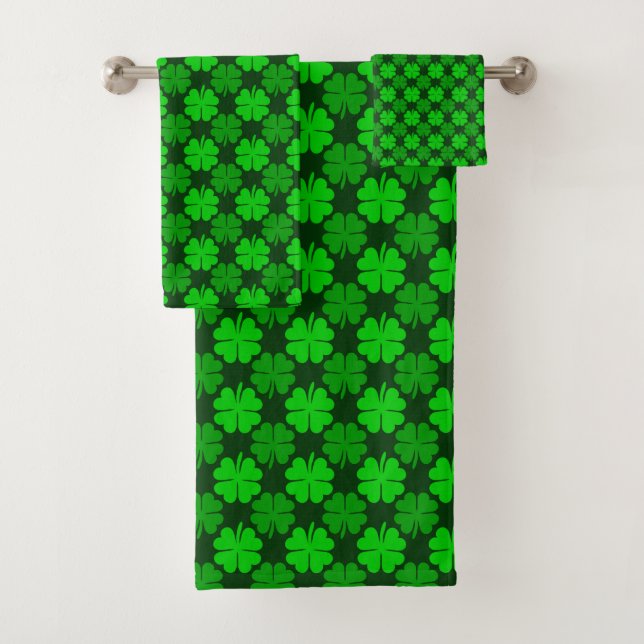 Motif de shamrock du jour de St Patrick (En situation)
