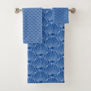 Motif de Shell de la mer Blanche sur Blue Beach Ho