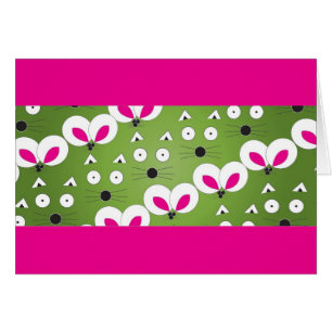 Motif de souris Cat Vert