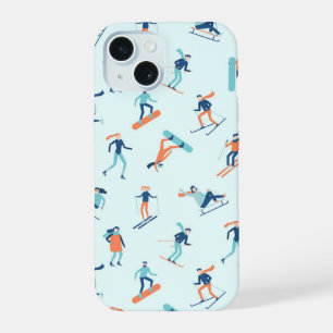 Motif de sports d'hiver