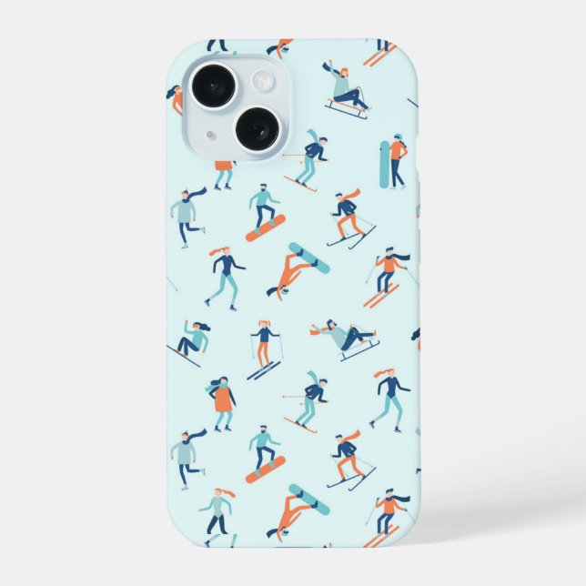 Motif de sports d'hiver (Verso)