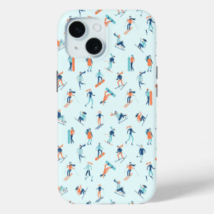 Motif de sports d'hiver