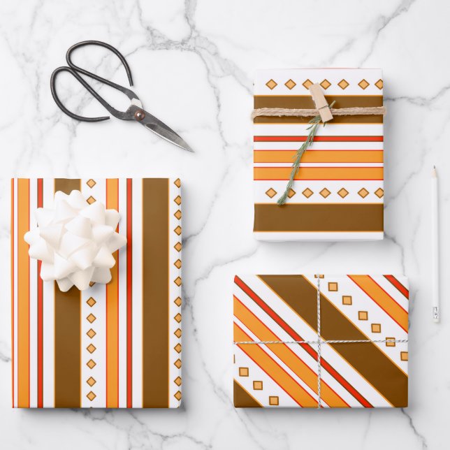 Motif de style rustique brillant Papier d'impressi (Recto)