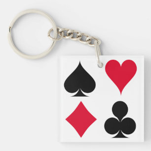motif de symboles de cartes à jouer
