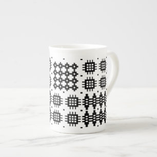 Motif de tapisserie de Gallois de tasse de