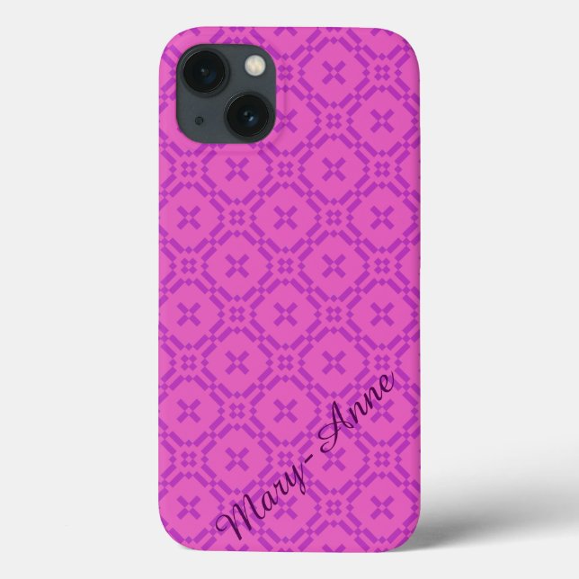 Motif de tapisserie galloise, Pink iPhone 6 Coque  (Verso)