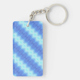 Motif de texture de la bande de tricot bleu Aqua